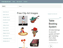 Tablet Screenshot of free-clip-art.com